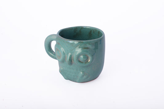 Turquoise Bird Shape Mug