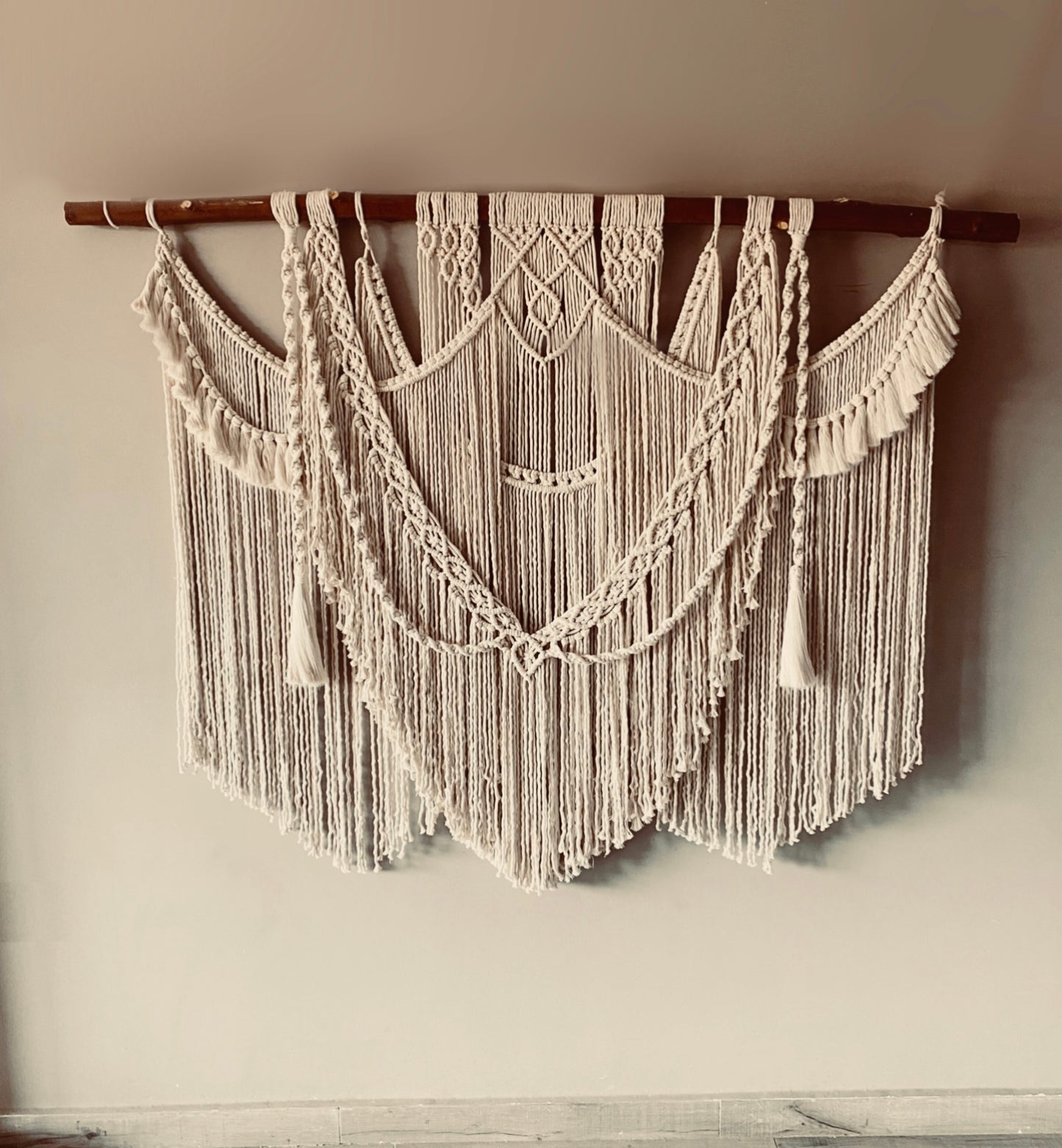 Off White Macrame