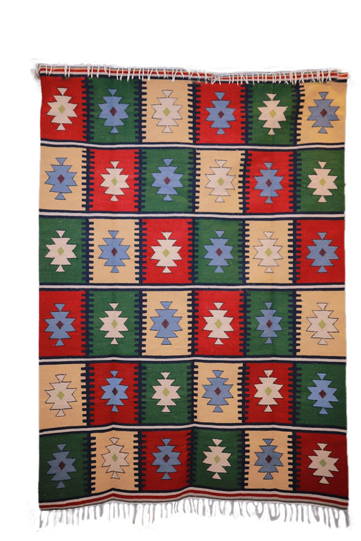 Mini Square Colorful Rug