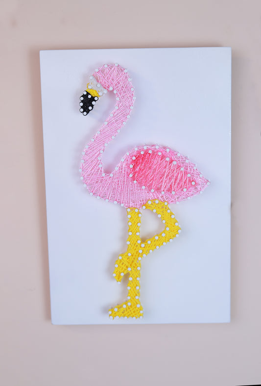 Flamingo bird String Art