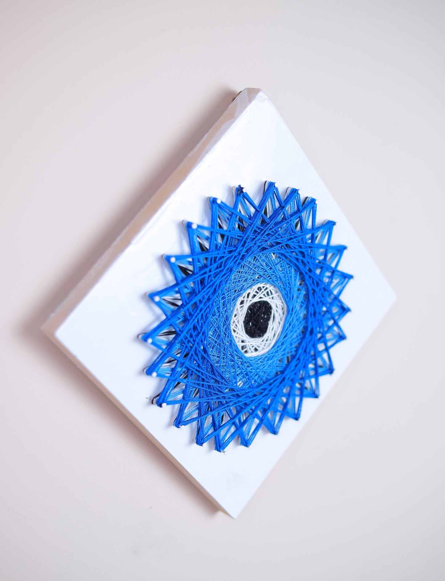 Blue String Art