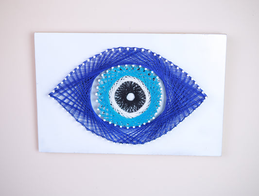 Blue Eye String Art