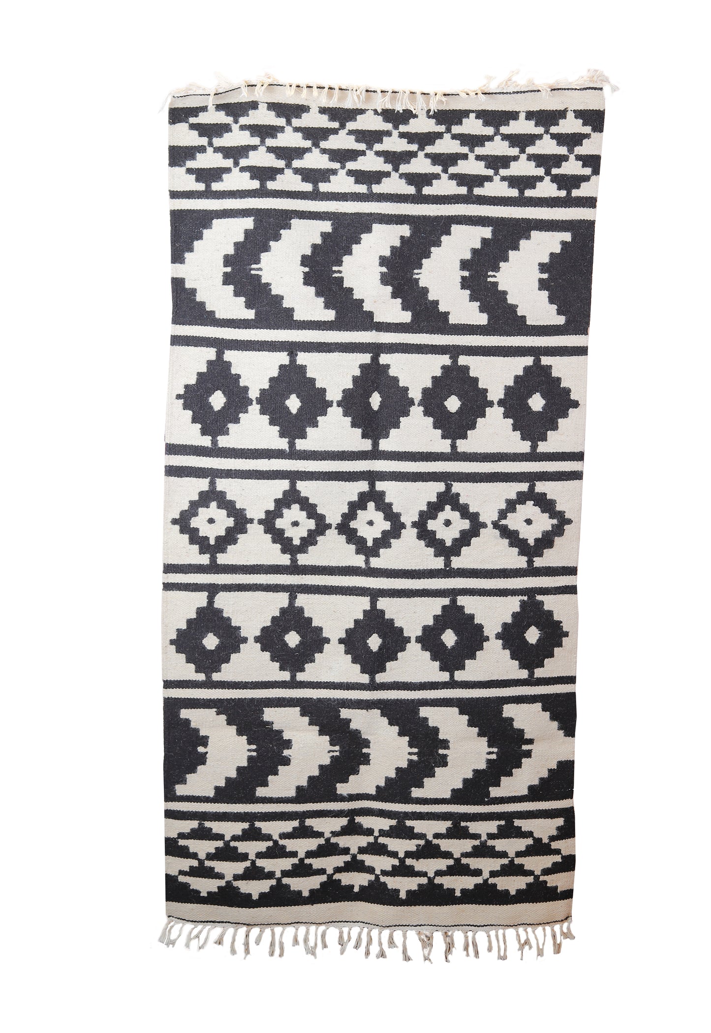 Black & White Shapes Rug