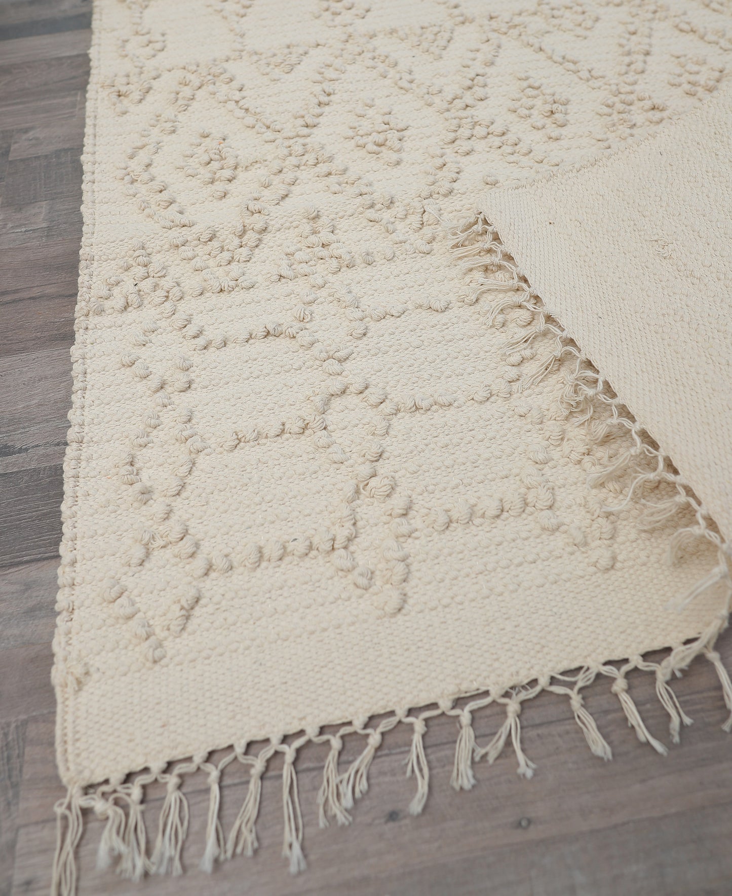 Tufted Beige Rug