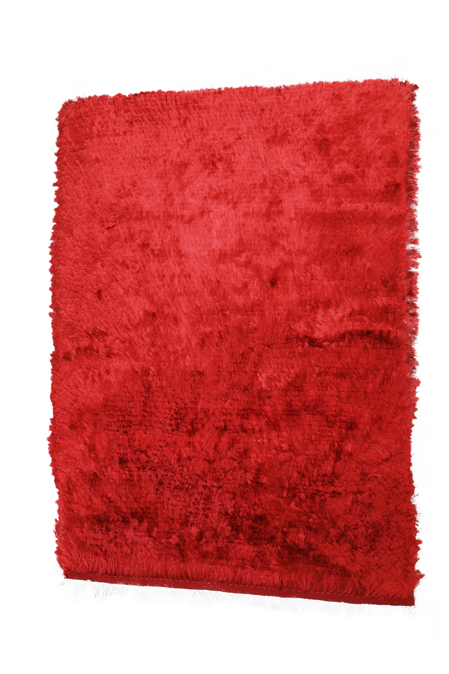 Scarlet Red Fringe Rug