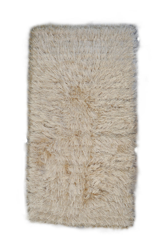 Camel Beige Fringe Rug