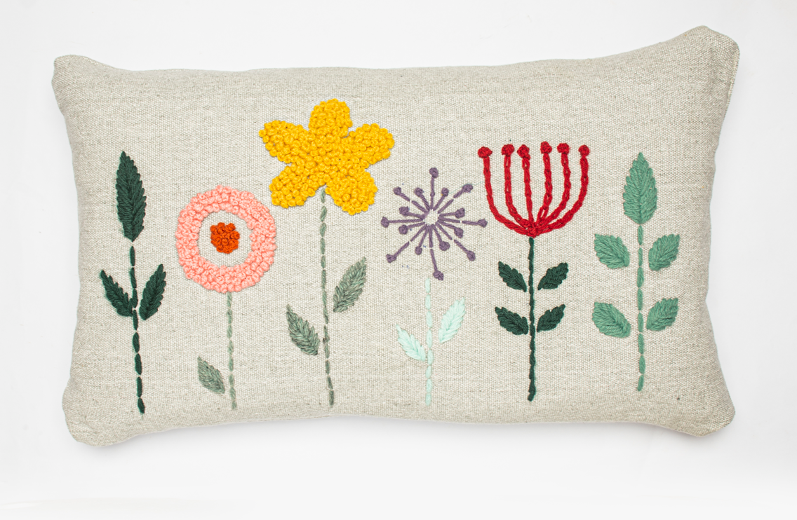 Handmade flowers Cushions