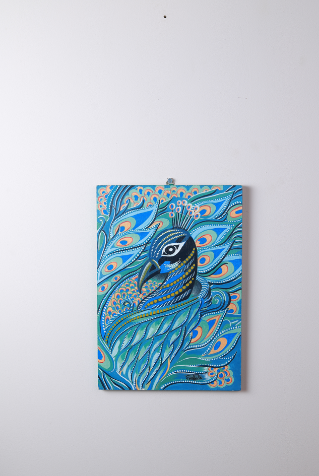 Blue bird Acrylic Painting