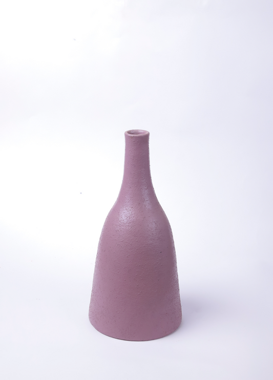 Mauve Vase, rough finish