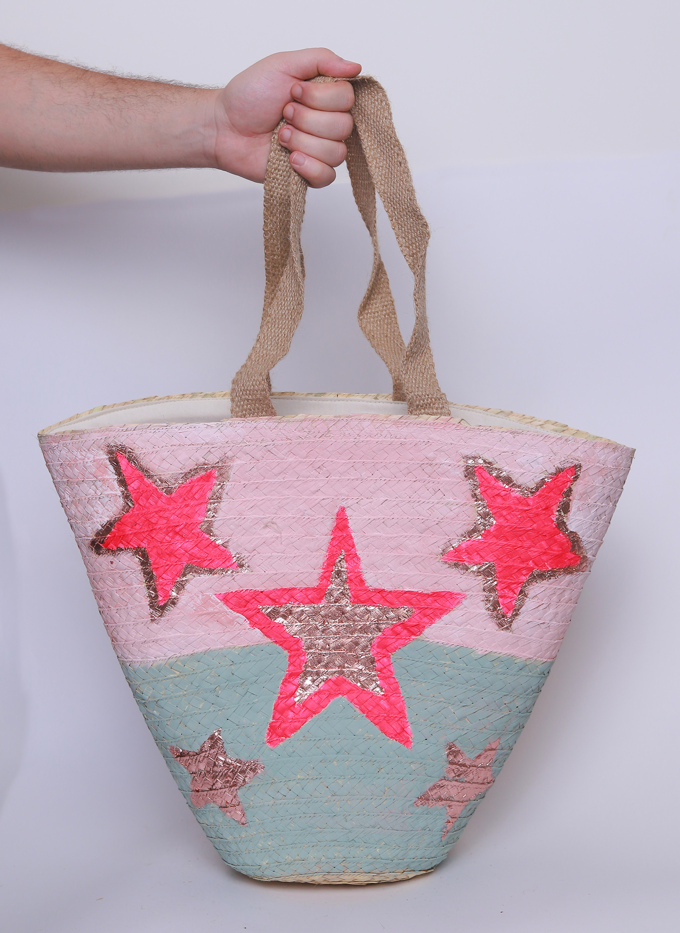 Jute handed stars Bag